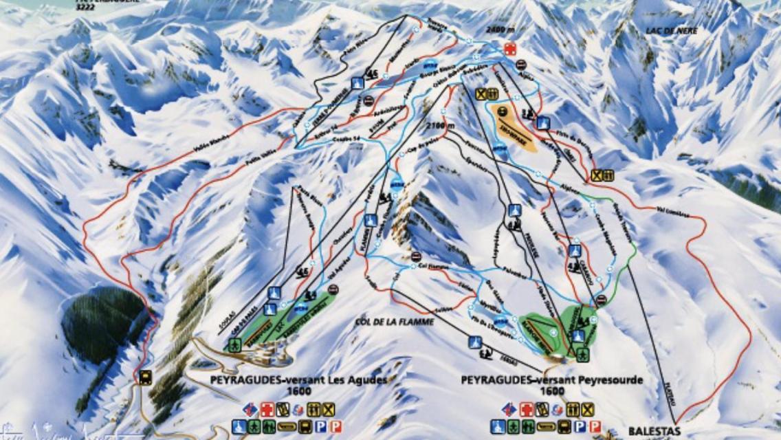 Apartament Appart Station De Ski Peyragudes Versant Les Agudes - 6 Pers Gouaux-de-Larboust Zewnętrze zdjęcie